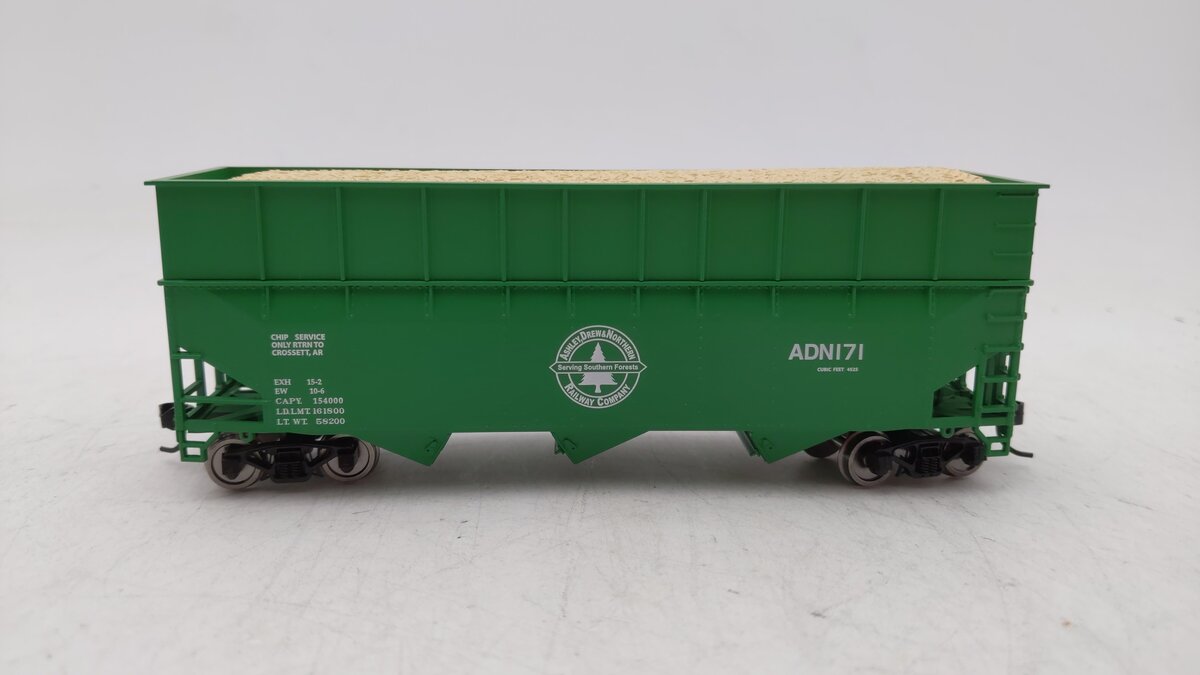 Bowser 42575 HO Ashley Drew & Northern Woodchip Hopper RTR #171