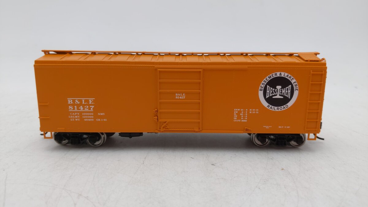 Bowser 42699 HO Bessemer & Lake Erie 40' Boxcar RTR #81427