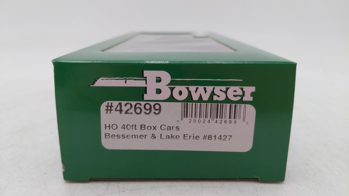 Bowser 42699 HO Bessemer & Lake Erie 40' Boxcar RTR #81427