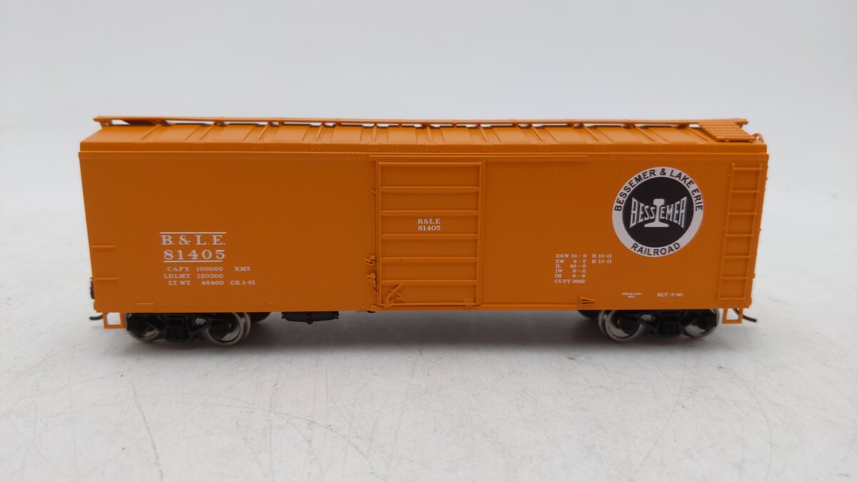 Bowser 42698 HO Bessemer & Lake Erie 40' Boxcars RTR #81405
