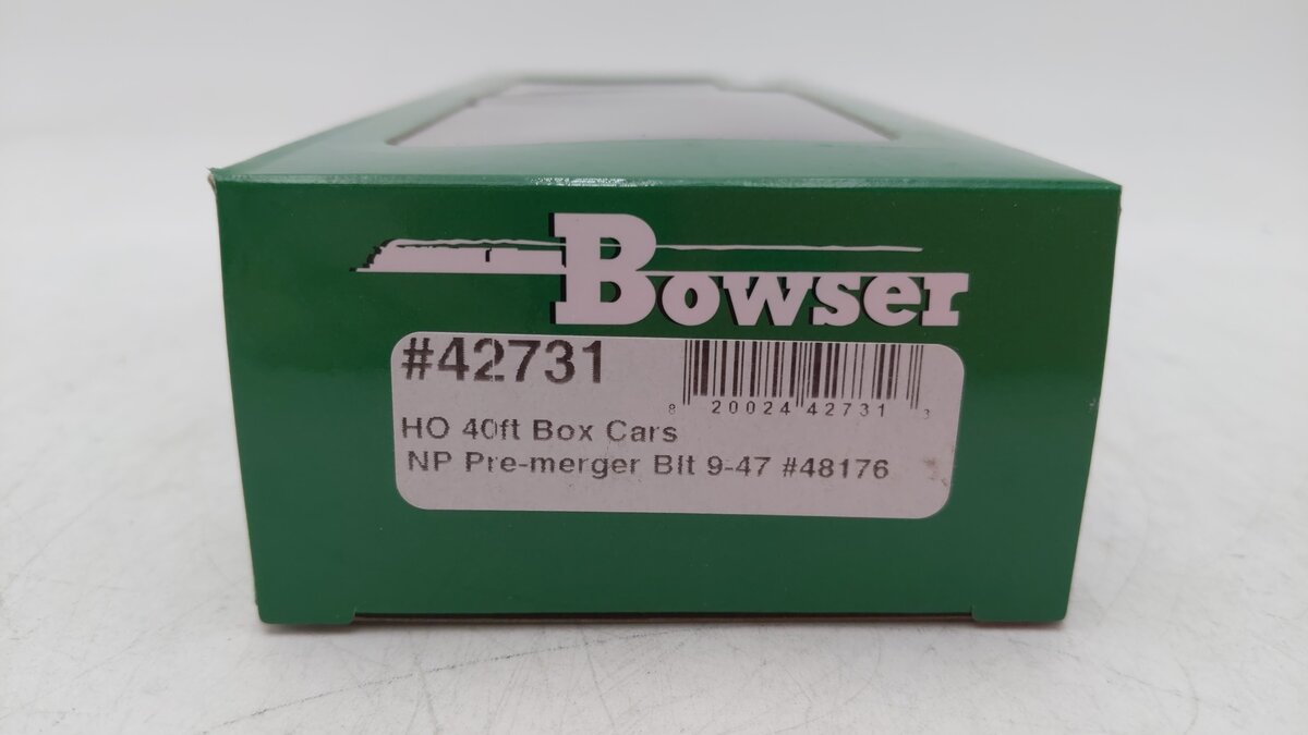 Bowser 42731 HO Northern Pacific 40' Boxcar RTR #48176