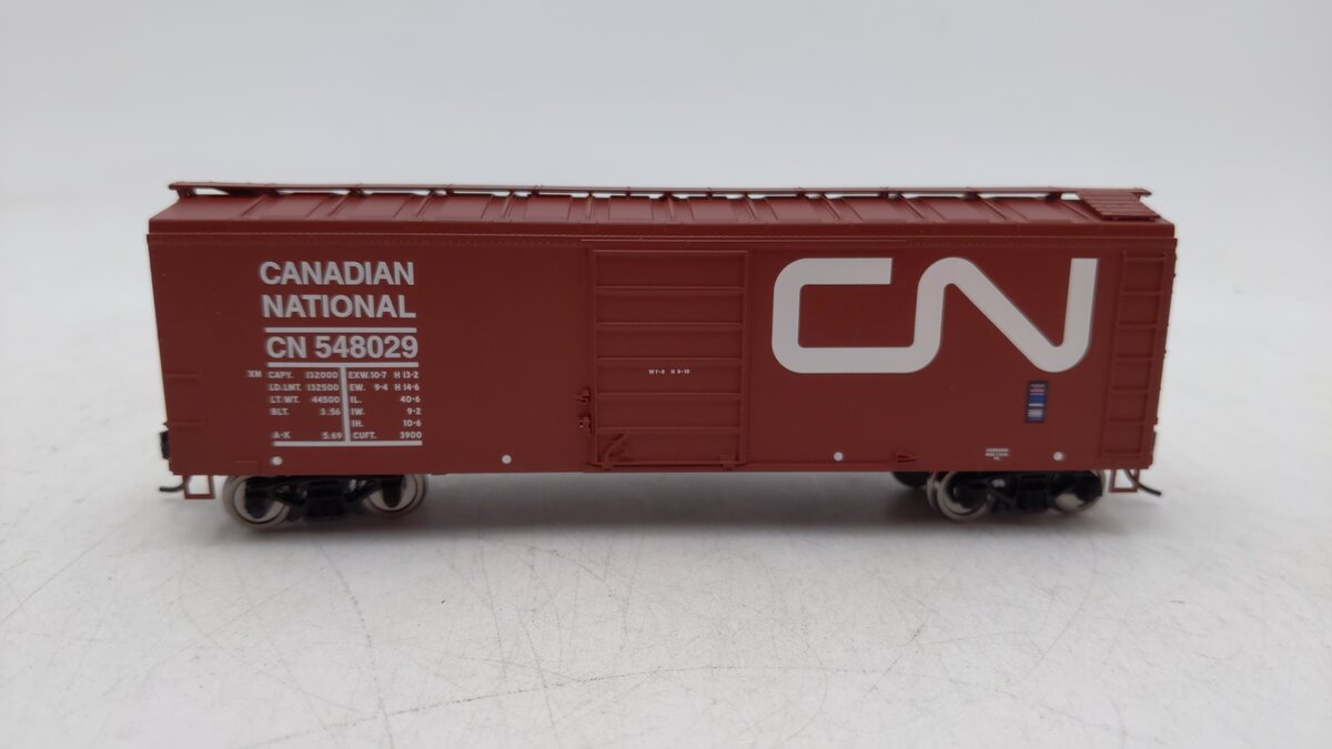 Bowser 42704 HO Canadian National 40' Boxcar RTR #548029