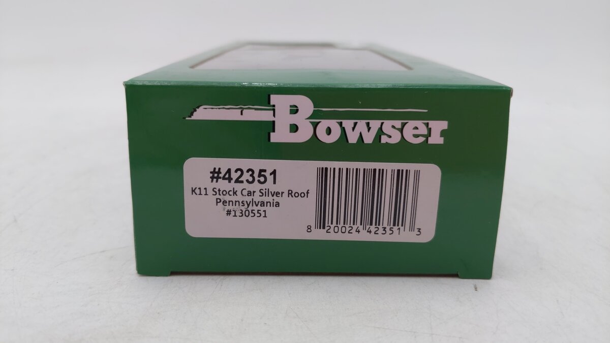 Bowser 42351 HO Pennsylvania 40' K-11 Stock Car Ready-To-Run #130551
