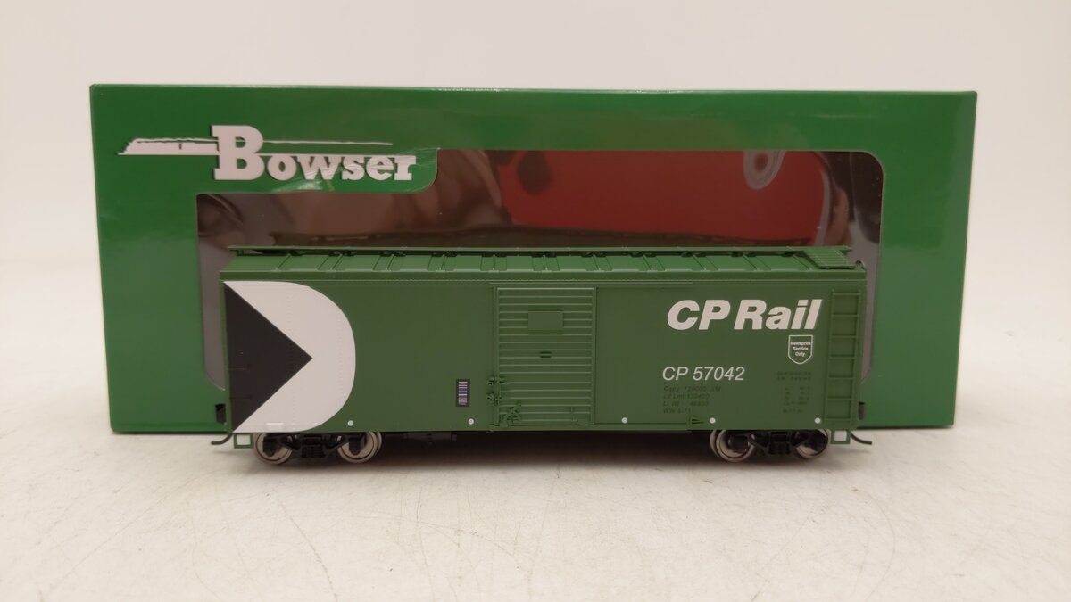 Bowser 42426 HO Canadian Pacific 40' Single-Door Steel Boxcar #57042