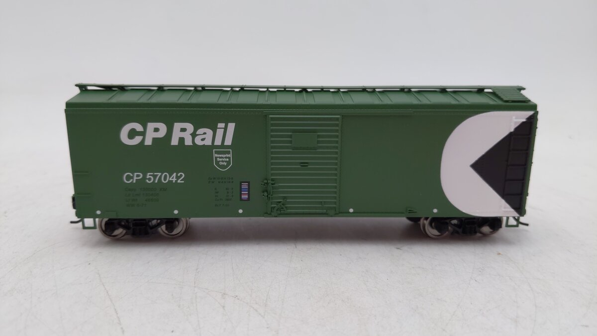 Bowser 42426 HO Canadian Pacific 40' Single-Door Steel Boxcar #57042