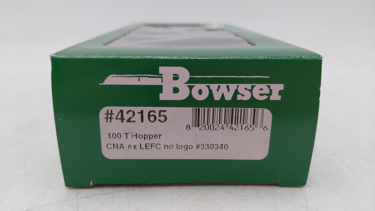 Bowser 42165 HO CNA ex LEFC No Logo 100 Ton Hopper Car Ready To Run #330340