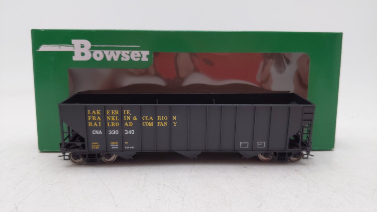 Bowser 42165 HO CNA ex LEFC No Logo 100 Ton Hopper Car Ready To Run #330340