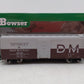 Bowser 42711 HO Detroit & Makinac 40' Boxcars RTR #2843