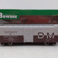 Bowser 42709 HO Detroit & Makinac 40' Boxcars RTR #2833