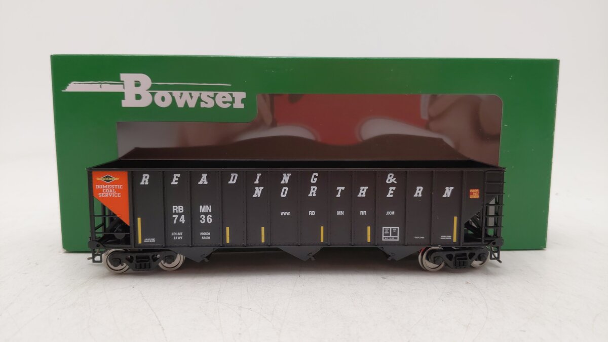 Bowser 43232 HO Reading & Northern H-43 100-Ton Hopper Car #7436
