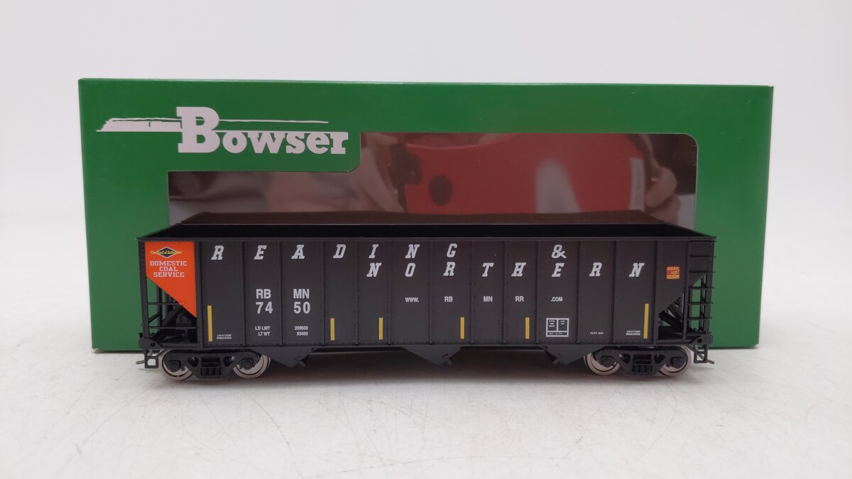 Bowser 43234 HO Reading & Northern H-43 100-Ton Hopper Car #7450