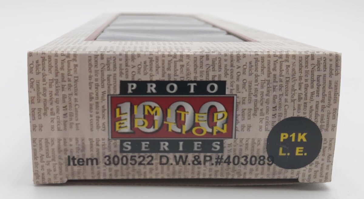 Proto 1000 300522 HO Scale Duluth, Winnipeg & Pacific 50' Boxcar #403089 LN/Box