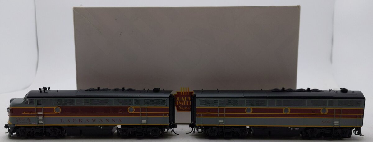 Broadway Limited 6654 HO DLW EMD F3 A/B Diesel Locomotive Sound/DCC #805A/805B LN/Box