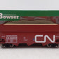 Bowser 41958 HO Canadian National RTR 70 Ton Wood Chip Hopper Car #860038