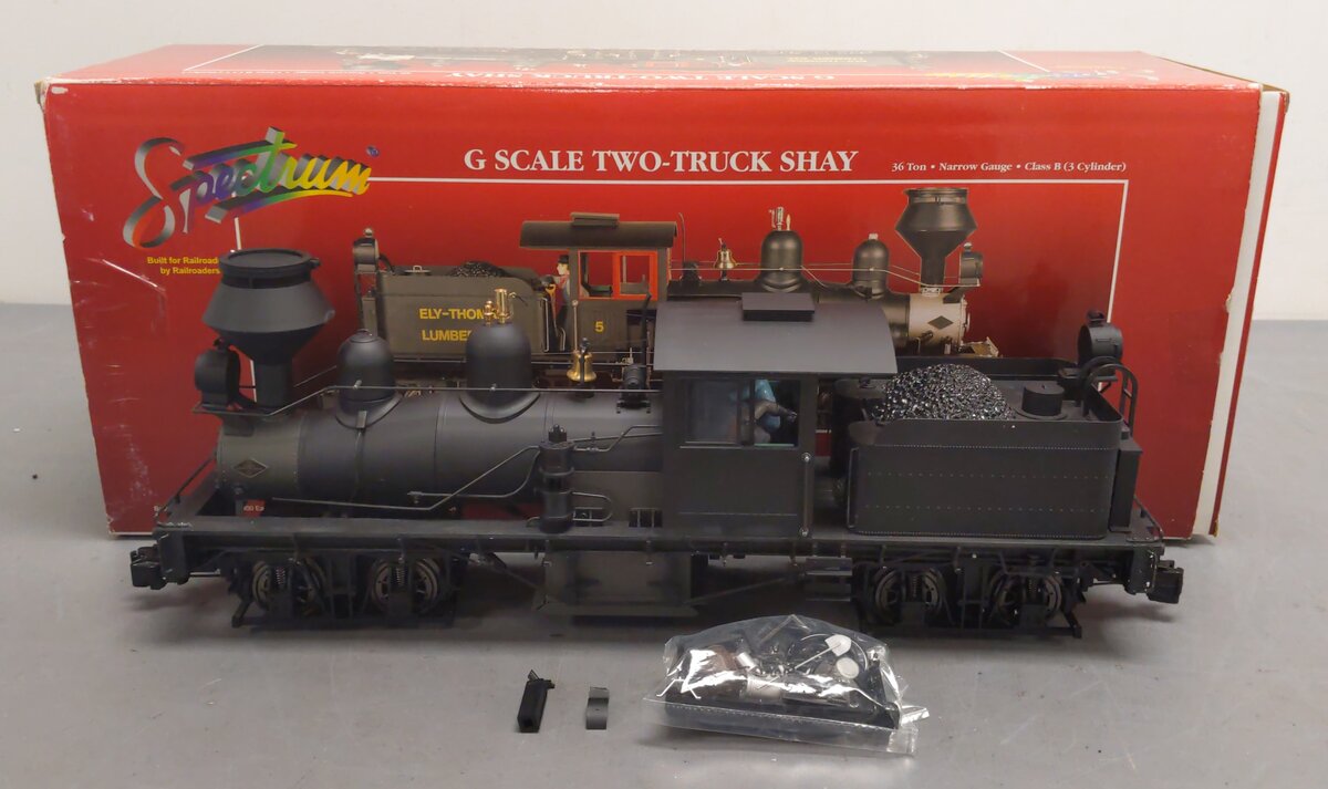 Bachmann 81199 Spectrum G Scale 36-Ton Two-Truck Class B Shay/Box