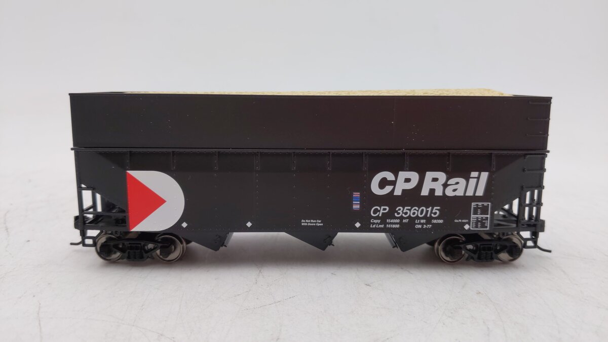 Bowser 41961 HO CP Rail 70 Ton Wood Chip Hopper Car Ready To Run #356015