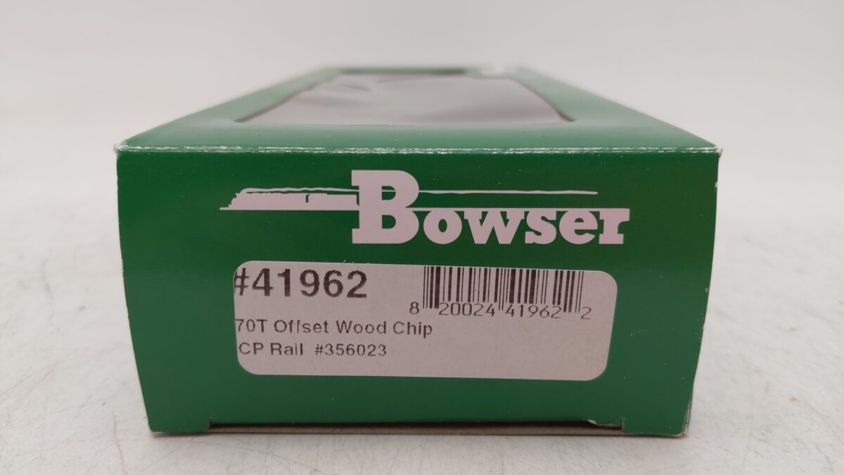 Bowser 41962 HO CP Rail 70 Ton Wood Chip Hopper Car Ready To Run #356023