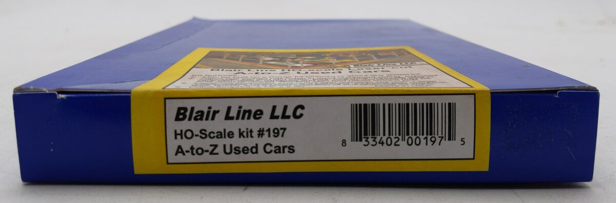 Blair Line 197 HO A-to-Z Used Car Lot Billboard Sign Kit MT/Box