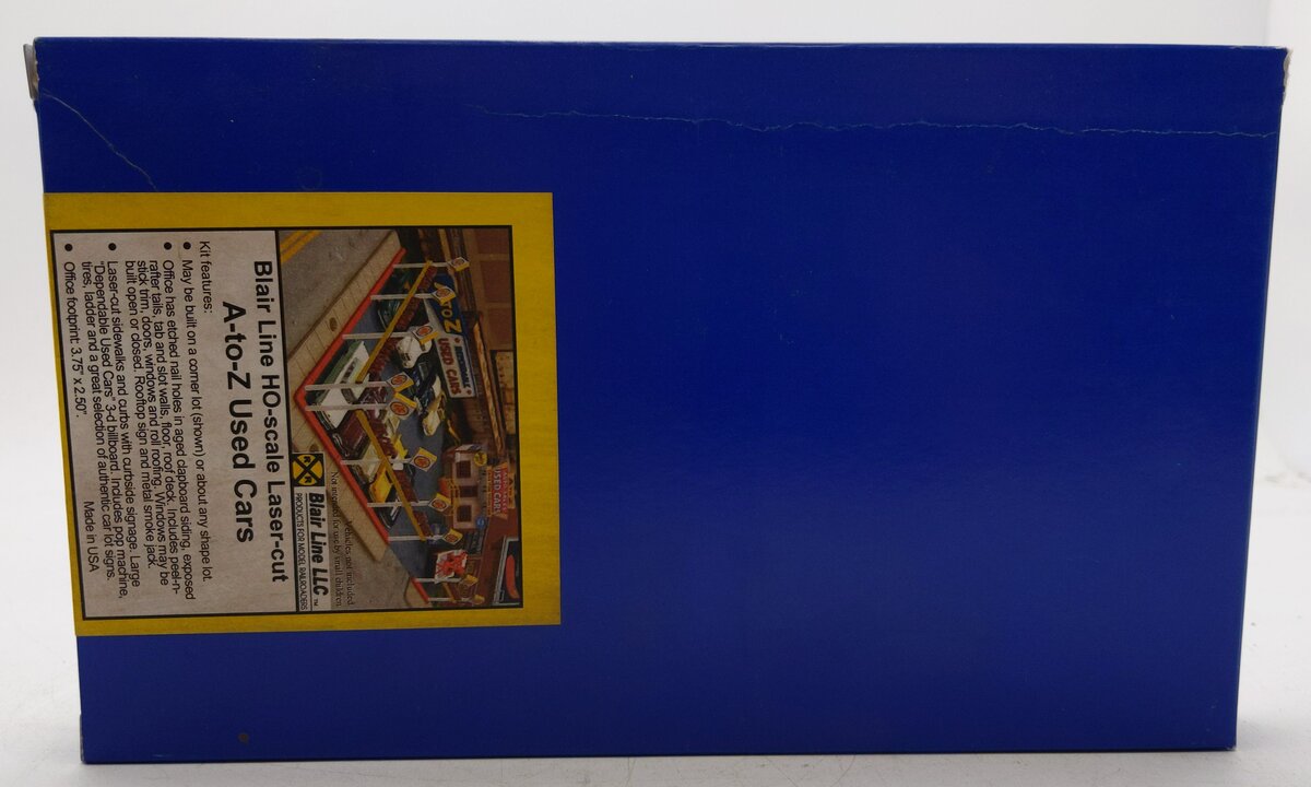 Blair Line 197 HO A-to-Z Used Car Lot Billboard Sign Kit MT/Box