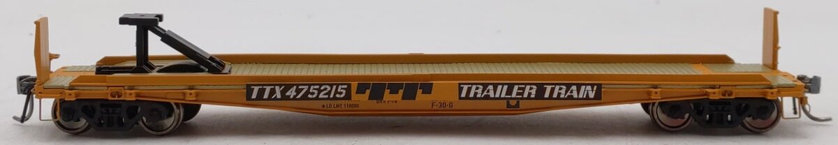 Rapido Trains 138010-6 HO TTX Yellow Scheme F30G TOFC Flatcar #475215