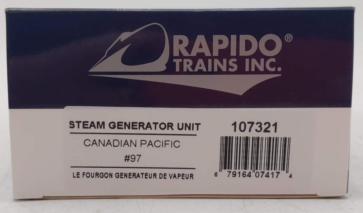 Rapido Trains 107321 HO Canadian Pacific Oh So Noisy Steam Heater Car #97