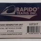 Rapido Trains 107317 HO Canadian National Noodle Scheme Steam Heater Car #15462