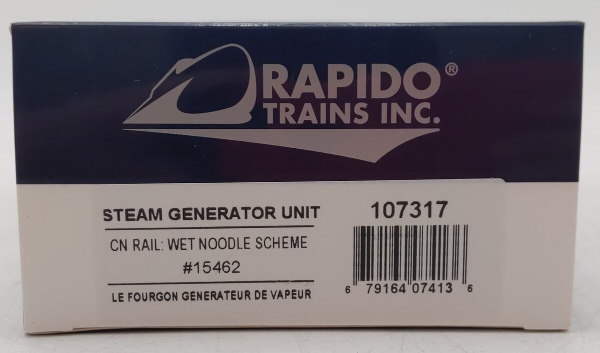 Rapido Trains 107317 HO Canadian National Noodle Scheme Steam Heater Car #15462