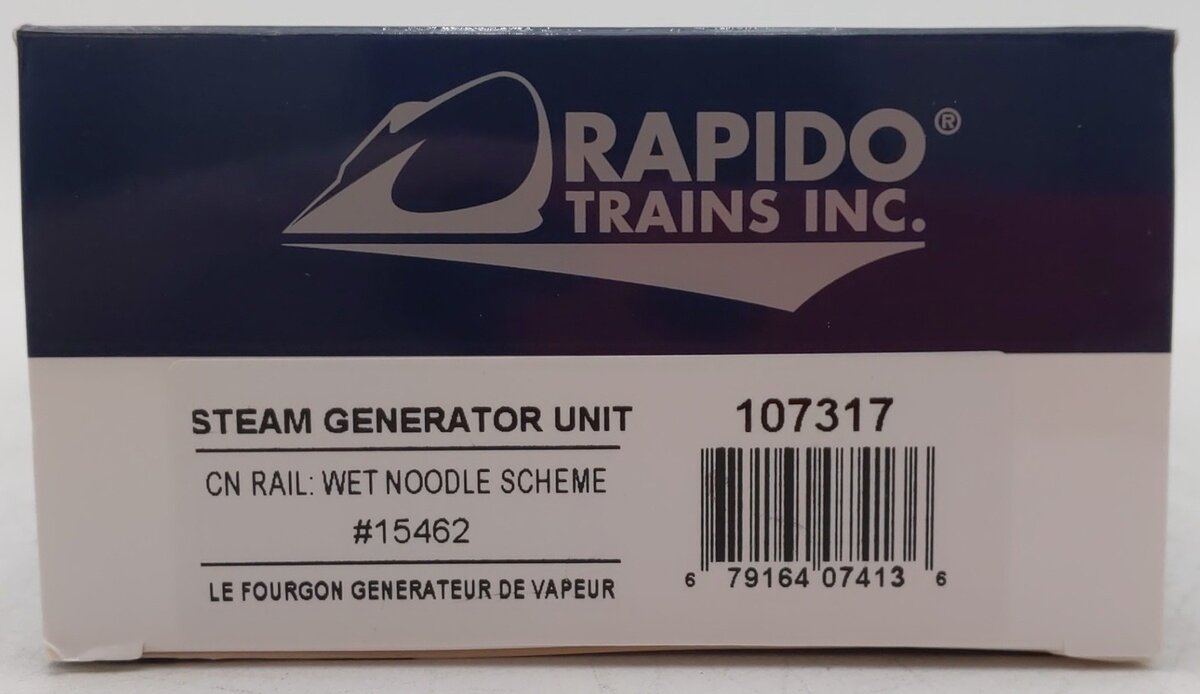 Rapido Trains 107317 HO Canadian National Noodle Scheme Steam Heater Car #15462