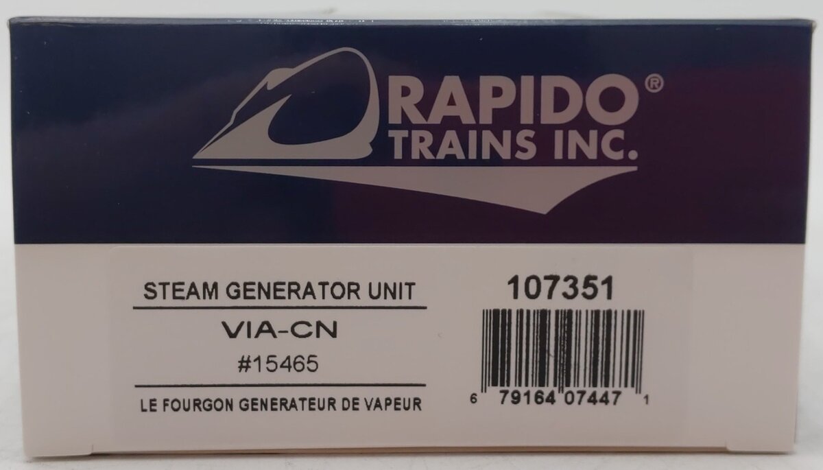 Rapido Trains 107351 HO VIA-CN Oh So Noisy Steam Heater Car #15465