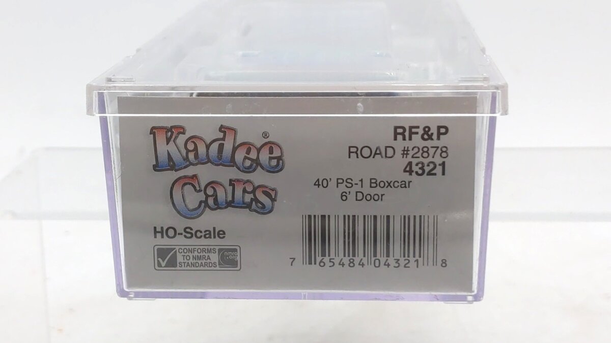 Kadee 4321 HO Scale Richmond Fredericksburg & Potomac Box Car #2878