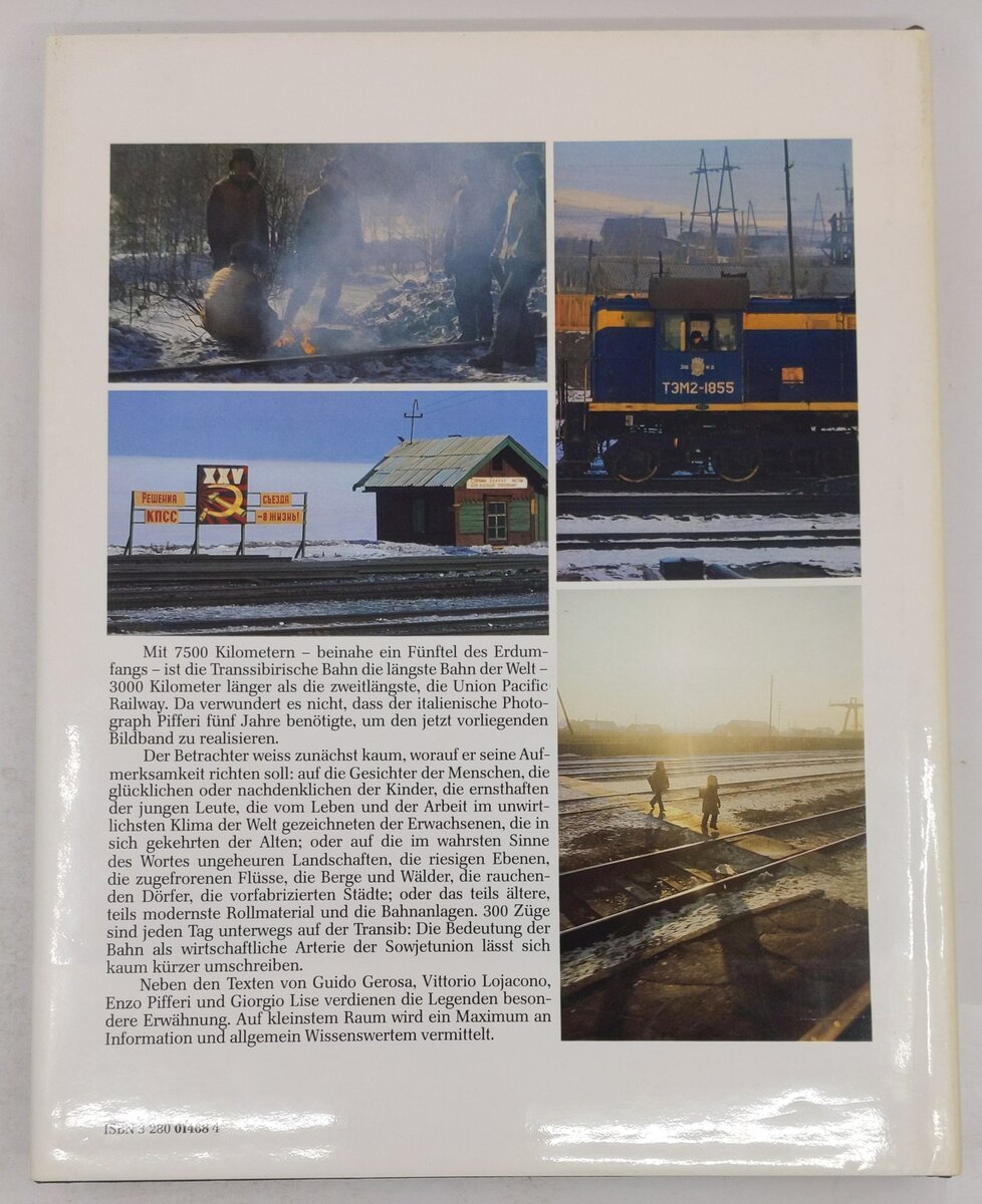 Trans Sibirien, Auf der längsten Bahn der Welt Hardcover Book By Enzo Pifferi EX