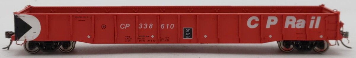 Rapido Trains 050052A HO CP Rail Action Red Scheme 52'6