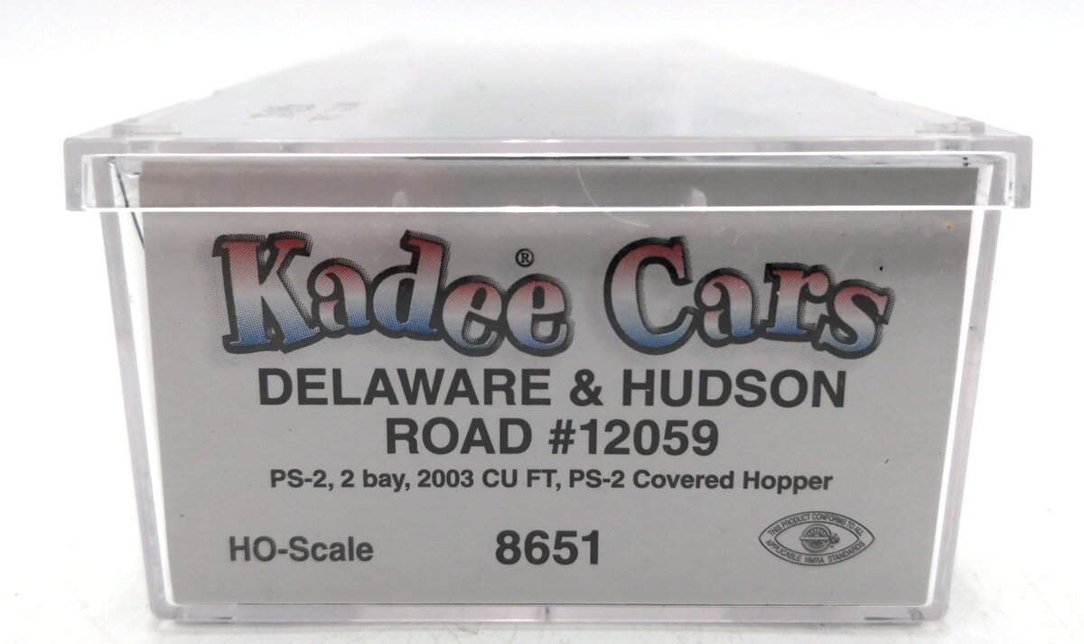 Kadee 8651 HO Delaware & Hudson PS-2 2-Bay Covered Hopper #12059