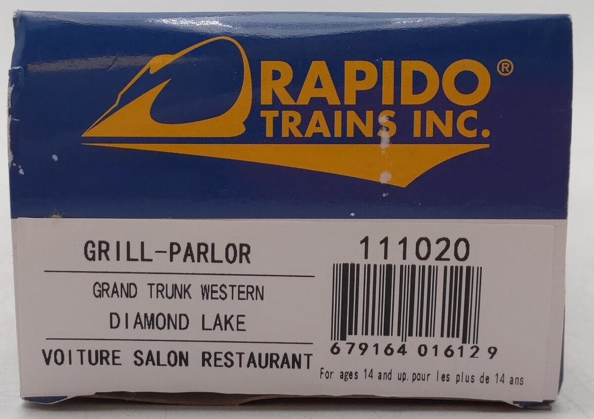 Rapido Trains 111020 HO Grand Trunk Western Buffet-Parlor (Diamond Lake)