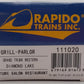 Rapido Trains 111020 HO Grand Trunk Western Buffet-Parlor (Diamond Lake)