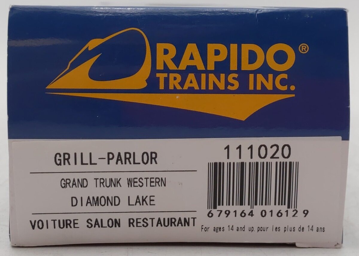 Rapido Trains 111020 HO Grand Trunk Western Buffet-Parlor (Diamond Lake)