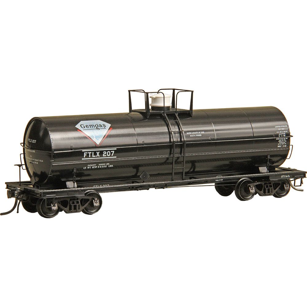Kadee 9012 HO Scale FTLX/Gem Gas 11,000-Gallon Insulated Tank Car #207