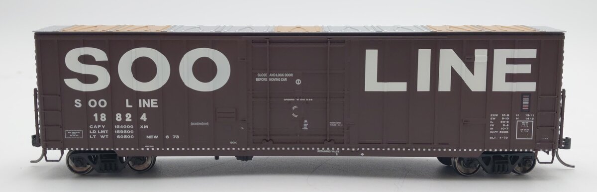 Fox Valley Models 30049 HO SOO 7 Post Boxcar #18824