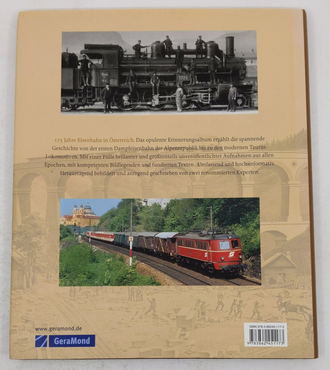Österreich - die Eisenbahngeschichte Hardcover Book By Wolfgang Kaiser EX