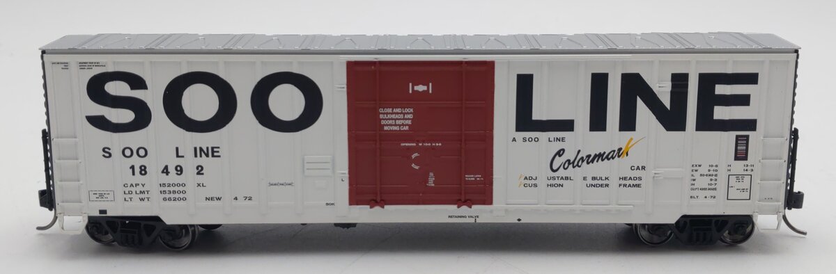 Fox Valley Models 30046 HO Scale SOO Line 7 Post Boxcar #18492