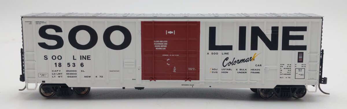 Fox Valley Models 30047 HO Scale SOO Line 7 Post Boxcar #18536