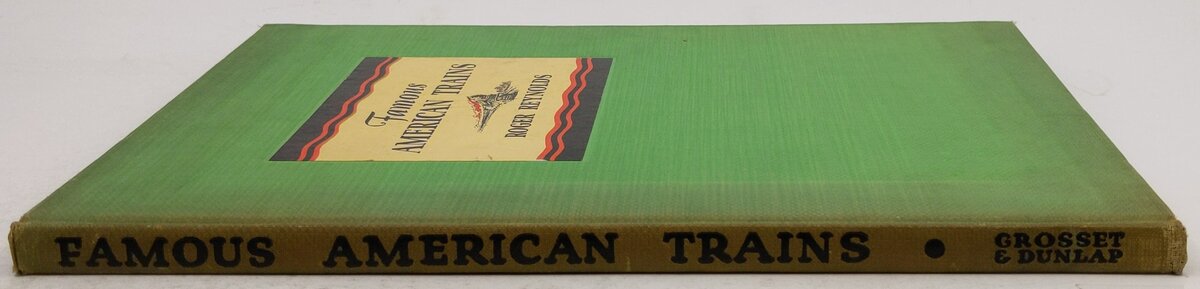 Famous American Trains and Their Stories Hardcover Book By Roger Reynolds VG
