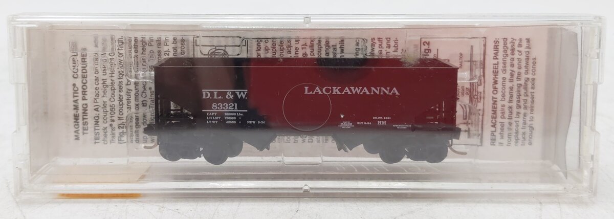 Micro-Trains 05500130 N Scale DLW 33' Twin Bay Offset Side Hopper #83321 NIB