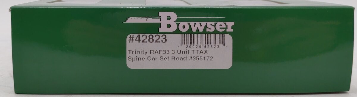 Bowser 42823 HO TTAX 3-Unit Trinity 53' RAF 33C Spine Car #355172