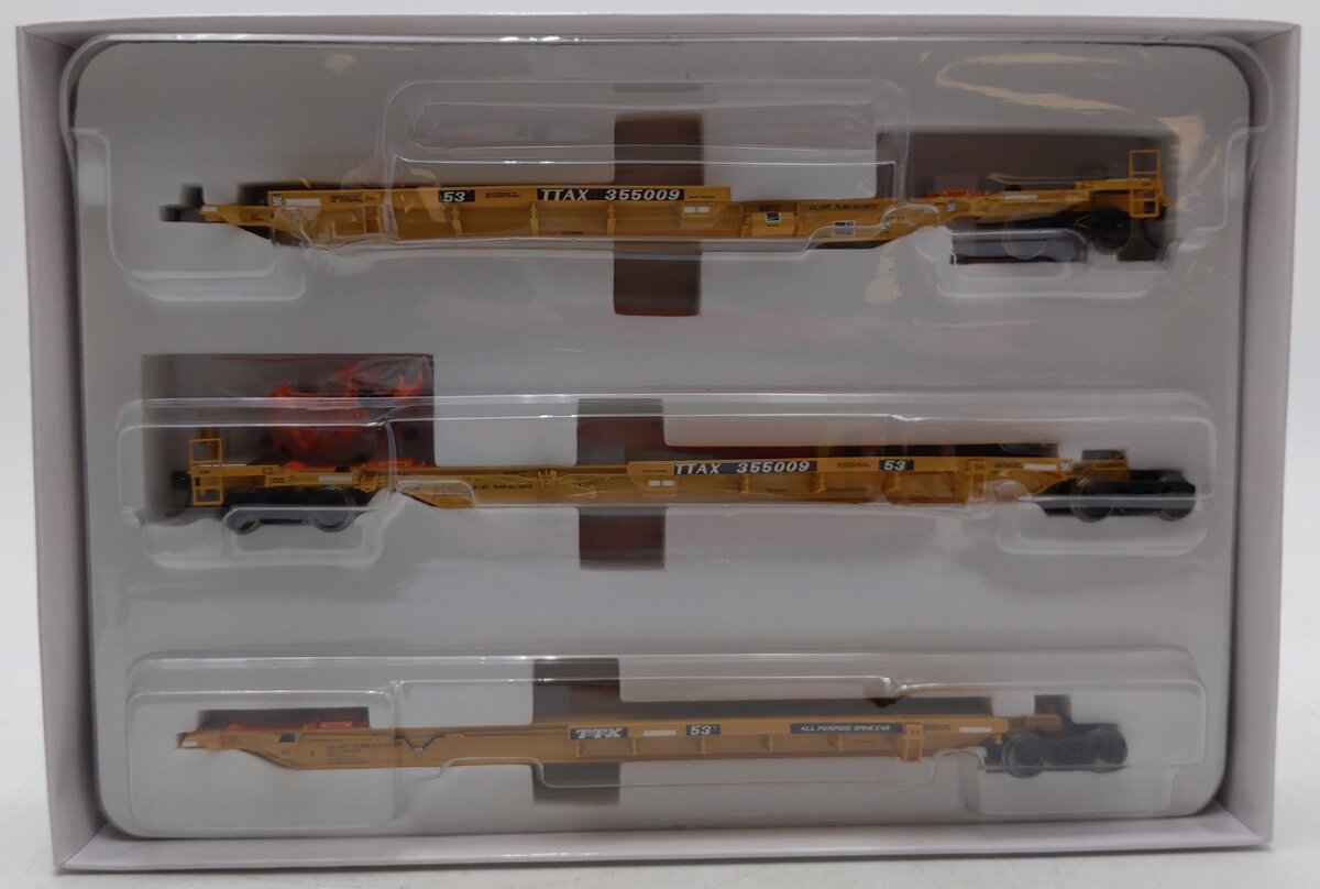 Bowser 42819 HO TTAX 3-Unit 53' Trinity Spine Car #355009