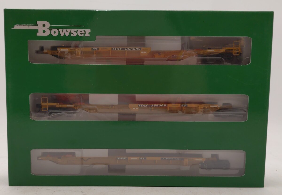 Bowser 42819 HO TTAX 3-Unit 53' Trinity Spine Car #355009