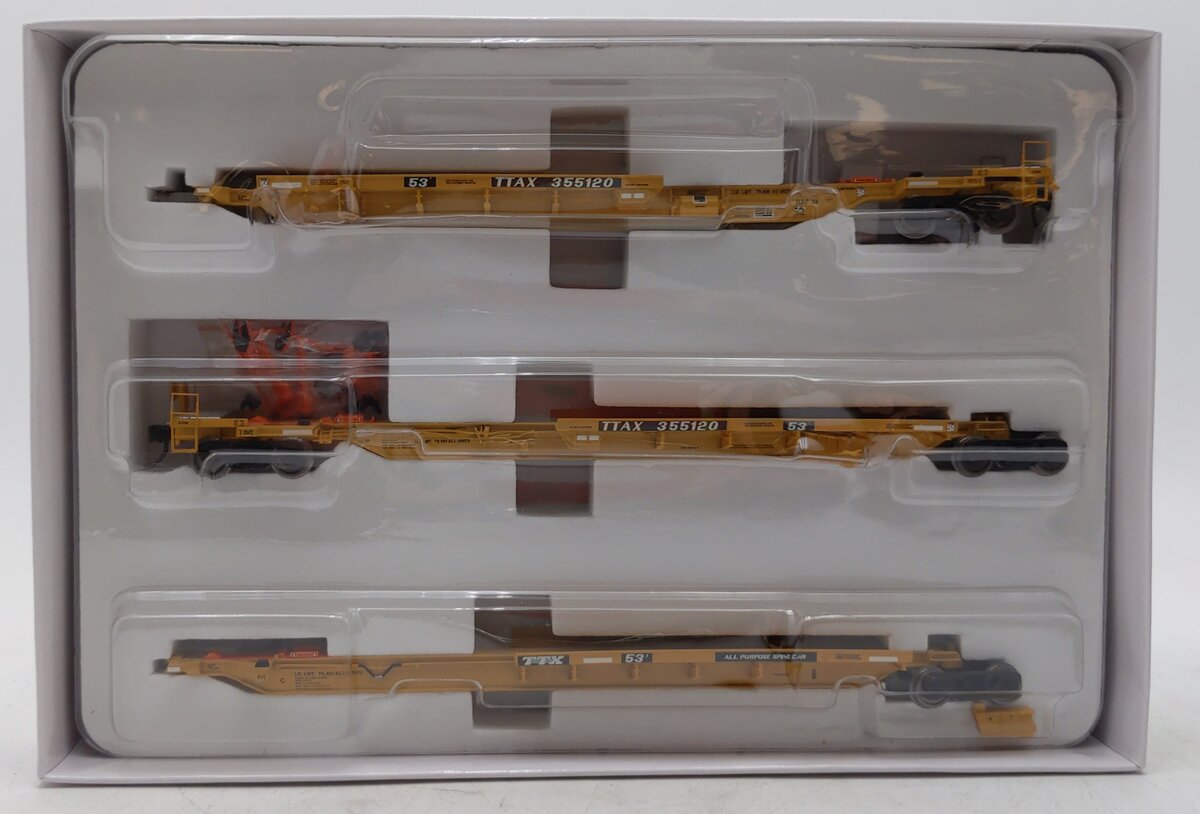 Bowser 42820 HO TTAX 3-Unit Trinity 53' RAF 33C Spine Car #355120