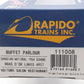 Rapido Trains 111008 HO Canadian National Buffet-Parlor (Bras D'Or Lakes).