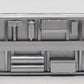 Walthers 932-9007 HO Scale Santa Fe Super Chief Budd 63' Railway Post Office LN/Box