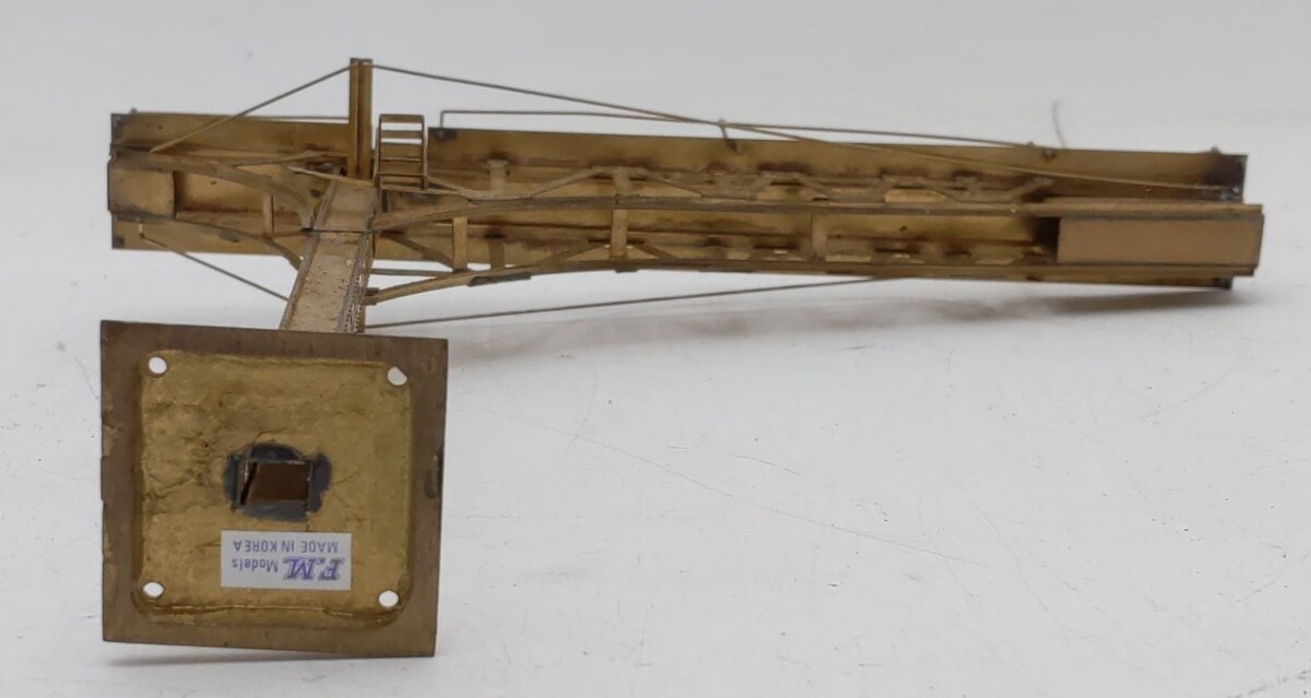 NJ International 4342 O Scale Brass Double Track Cantelever Signal Bridge VG/Box